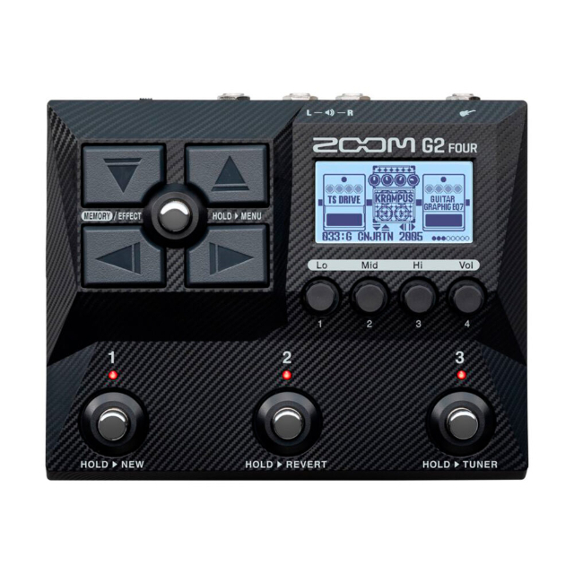 PEDALEIRA ZOOM MULTI EFEITOS PARA GUITARRA G2 FOUR CD 32710 4595