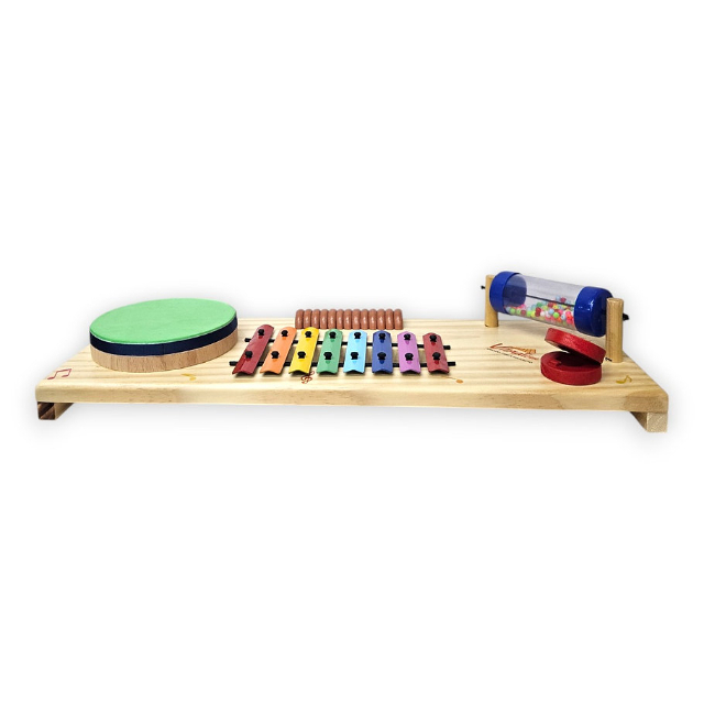 BANCADA MINI MUSICO INFANTIL MADEIRA VIBRATOM JOG P3699 CÓD 5438