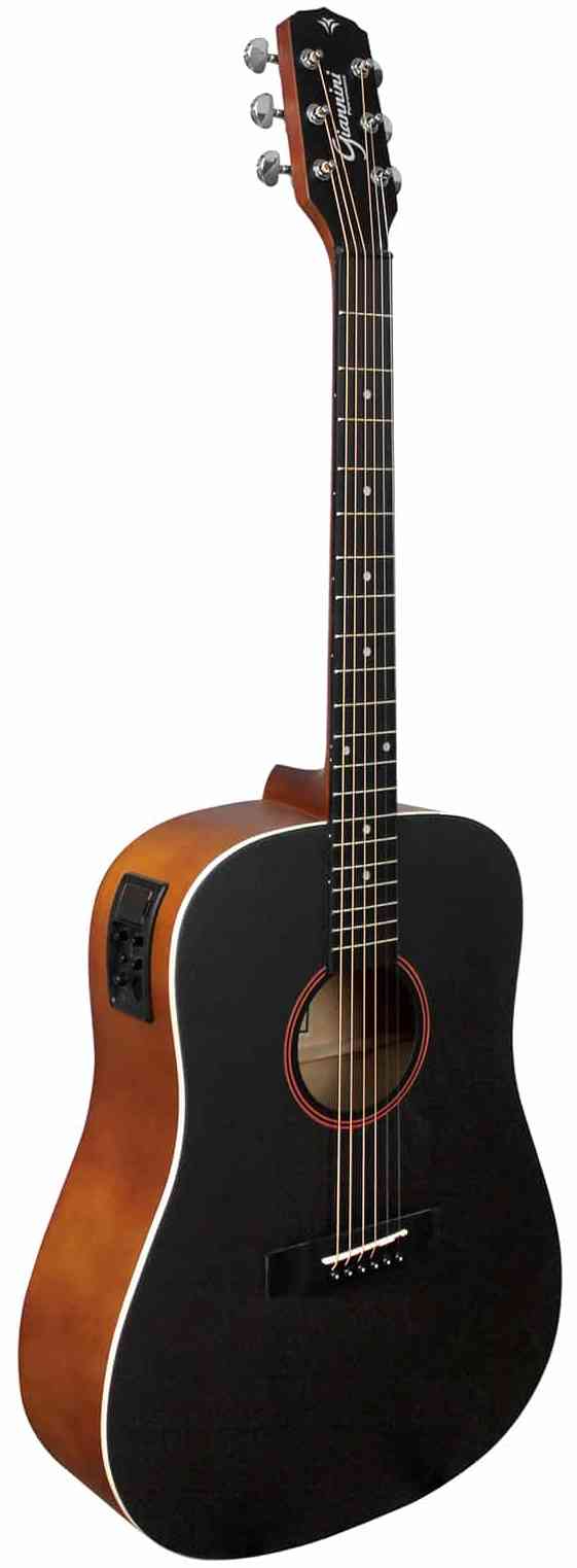 VIOL�O ELETROAC�STICO A�O GIANNINI FOLK GD1 EQ BK PRETO FOSCO C�D 5589