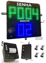 Painel de Senha Guiche com Impresssora