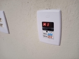 Monitor da qualidade de energia eltrica Voltimetro AC com maxima minima