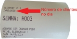 Painel Senha Guiche Impressora Banco Laboratorio 4 botes 