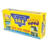 Kit S.o.s. Massa Adesiva 100g Secagem Rpida Vedatudo