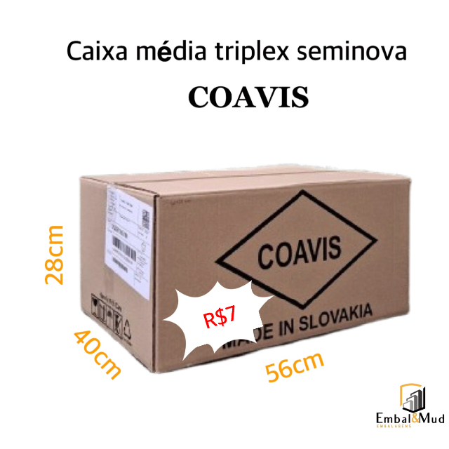 Caixa mdia COAVIS seminova