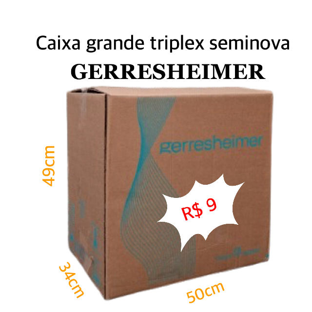 Caixa grande  GERRESHEIMER