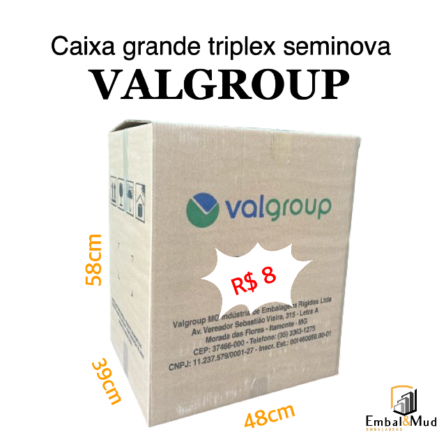 Caixa grande VALGROUP