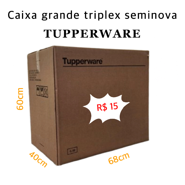 Caixa grande TUPPERWARE