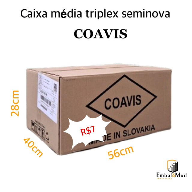 Caixa m�dia COAVIS seminova