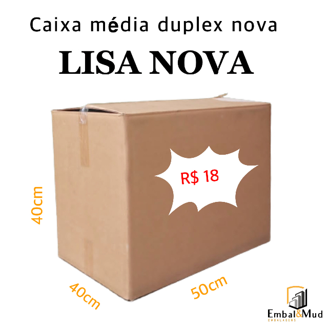 Caixa m�dia LISA NOVA