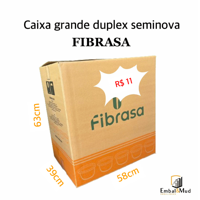 Caixa grande FIBRASA DUPLEX