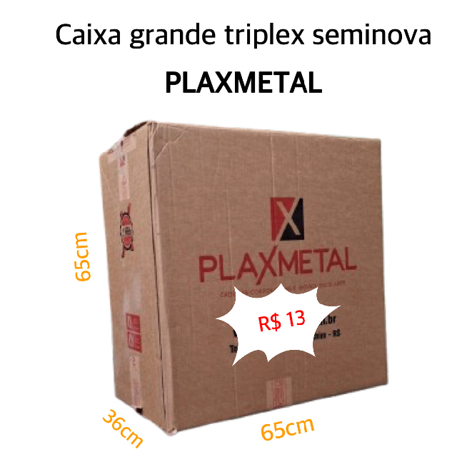 Caixa grande PLAXMETAL