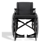 Cadeira De Rodas Ortobras Avd Alum Ps Fixos Preto Ortobras Cor Preto 48cm