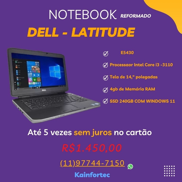 Notebook Dell Latitude E5430