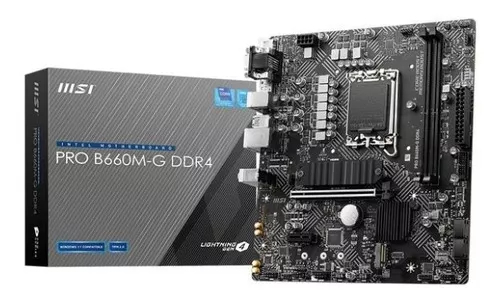 PLACA MAE MSI PRO B660M-G INTEL LGA 1700 DDR4