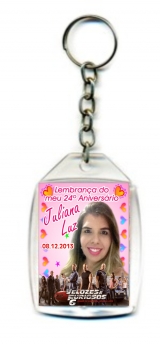 Chaveiro Acrilico SintticoTransparente