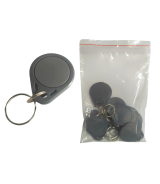 Tag Mifare Convencional Rfid 13,56mhz C/10 Peas Cinza