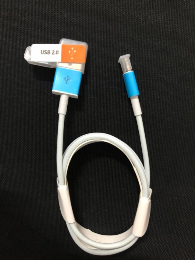 Cabo USB iPhone com 1 Metro para iPad, Mac e iPod Branco *3403