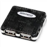 MINI HUB CONCENTRADOR 4 PORTAS USB 500MA 602443 MAXPRINT Produto Registrado em Brasil