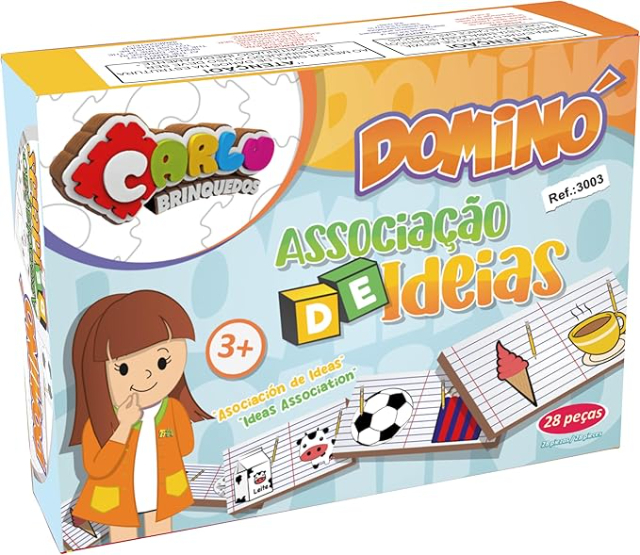  Dominó Associação de Ideias 28 Peças, 3+ Anos, Multicor, 3003?cache=20250904155415