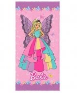 Toalha de Banho - Barbie Borboleta - Felpuda Lepper