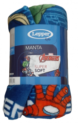 Manta Infantil Fleece Macia - Avengers