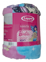 Manta Infantil Fleece Macia - Barbie