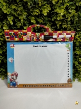 20 Lousa mágica 18x26 personalizada Super Mario (FAZEMOS QUALQUER TEMA)