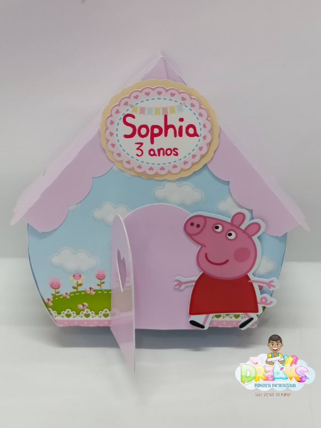 Casinha Peppa Pig por R$6,00