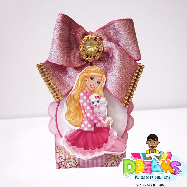 Jogo da Velha Personalizado Barbie Dreamhouse Adventure