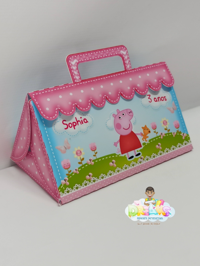 Brinquedo Maletinha Casa Da Peppa Pig Infantil E Acessórios em