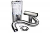 KIT FCIL CHAMINE AQUECEDOR DE PASSAGEM ALUMINIO 60 MM