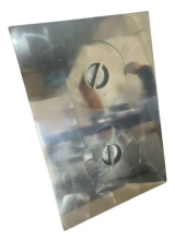 CHAPA FOGAO A LENHA ALUMINIO  45X75 