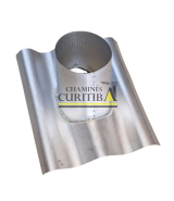 TELHA TIPO COLARINHO VEDA��O CHAMIN� 200mm- ONDULA��O TELHA 6 MM 