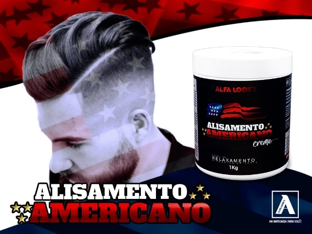 ALISAMENTO AMERICANO 1KG ALFA LOOK`S 