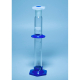 Proveta de vidro B 25 mL base polietileno tampa polietileno caixa com 12 provetas (PHX)