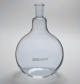 balo de fundo chato vidro borossilicato c/ junta 24/40 volumes 125, 250, 500, 1000, 2000 mL (PHX)