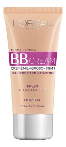 Bb Cream 5 Em 1 Com Fps 20 Morena 30ml Loreal