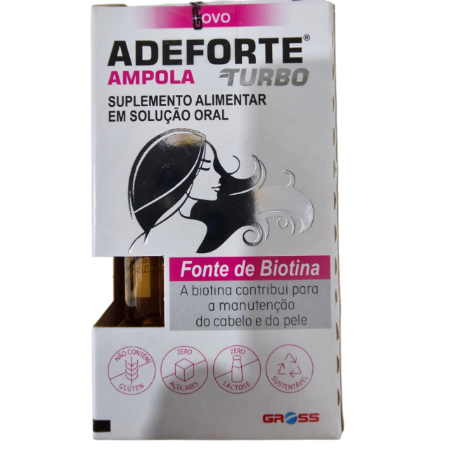 Adeforte Turbo Ampola 2 ampolas de 3ml