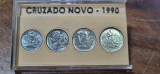 Set Cruzado Novo 1990 - Pescador 1990, Boiadeiro, Garimpeiro e Rendeira