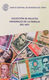 Folder Encarte com 11 Cdulas Originais da Famlia Del Inti Peru.