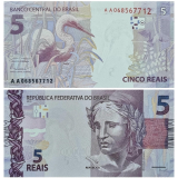 C340 5 Reais AA; Mantega e Tombini 2013 Fe