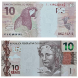 C348 10 Reais CJ; Meirelles e Goldfajn 2014 Fe