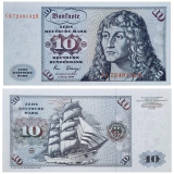 #31d Alemanha Ocidental 10 Marks 1980 Fe