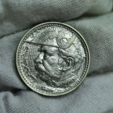 P720 2.000 Ris 1935. Srie Brasileiros Ilustres, Duque de Caxias. Prata. 