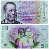 Cdula Fantasia. Poneet Island, Tobacco Note 50 Kasutu