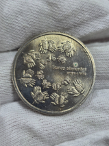 #795 Portugal 1 euro 2010. Uma Moeda, Uma Causa - Banco Alimentar Contra a Fome. A164