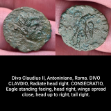Divo Claudius II (G�tico), Antoniniano, Roma . MR7