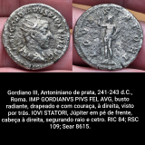 Gordianus III, AR Antoninianus, AD 241-243, Roma. RIC 84. MR15