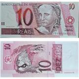 C292 10 Reais, BC, 1� de s�rie 0001 e numera��o baixa, 31. Malan e Fraga Neto FeSob