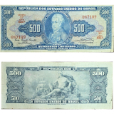 C046 C�dula 500 Cruzeiros 1961 MBC